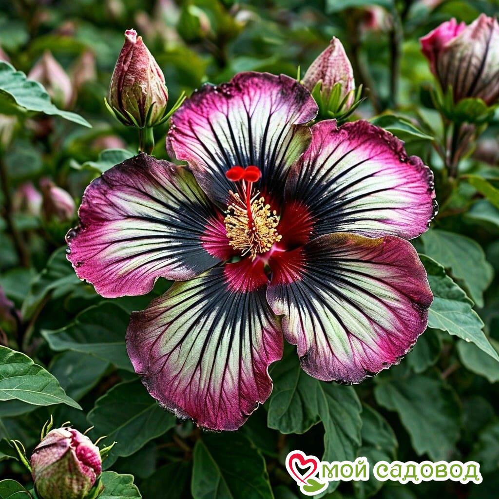 Гибискус Амбер Лайт